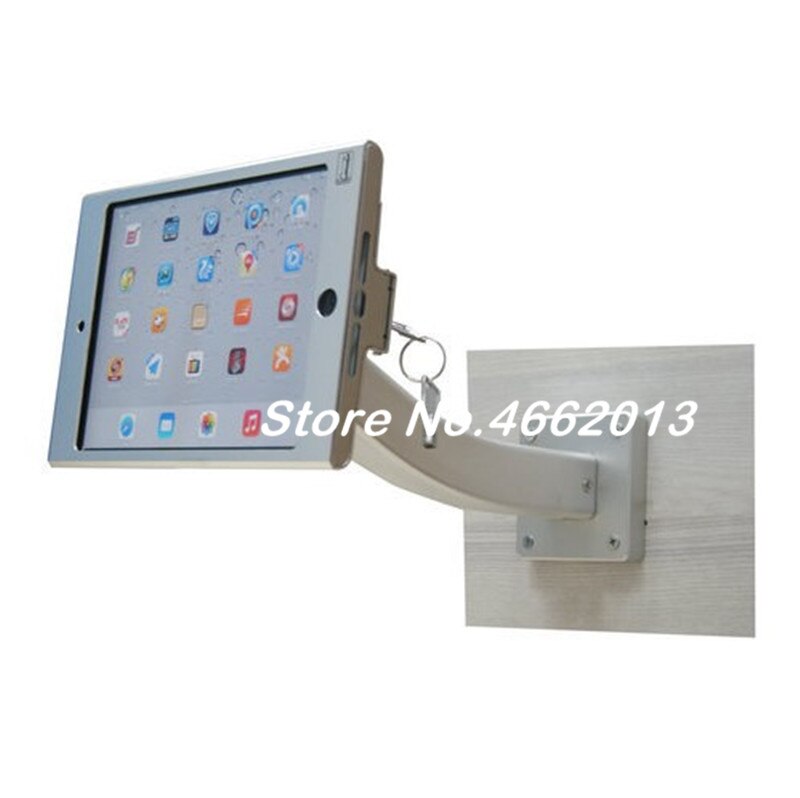 Fit for iPad mini1/ 2 /3/4 wall mount aluminum metal case bracket Security desktop support for iPad mini holder for tablet