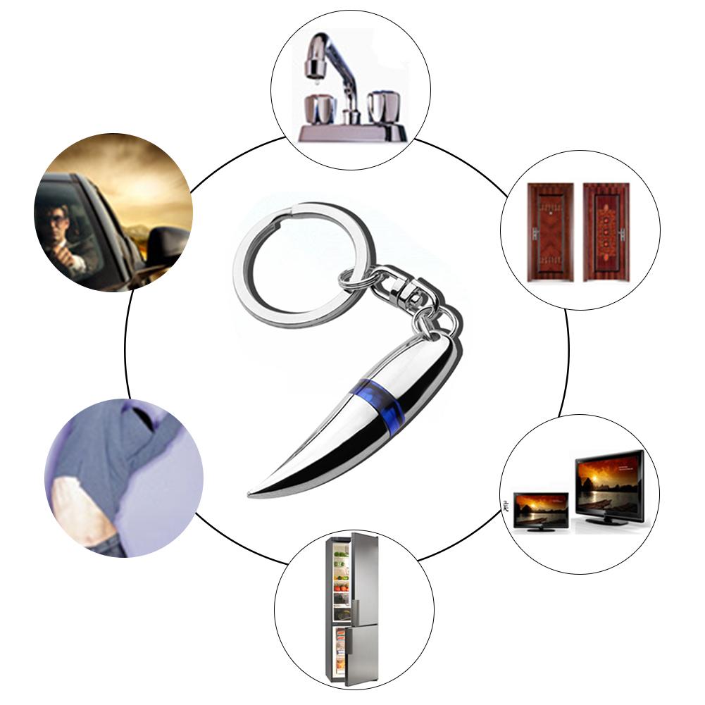 Car Static Remover Human Body Static Eliminator Discharger Copper and Acrylic Anti-Static Keychain Tool Sets