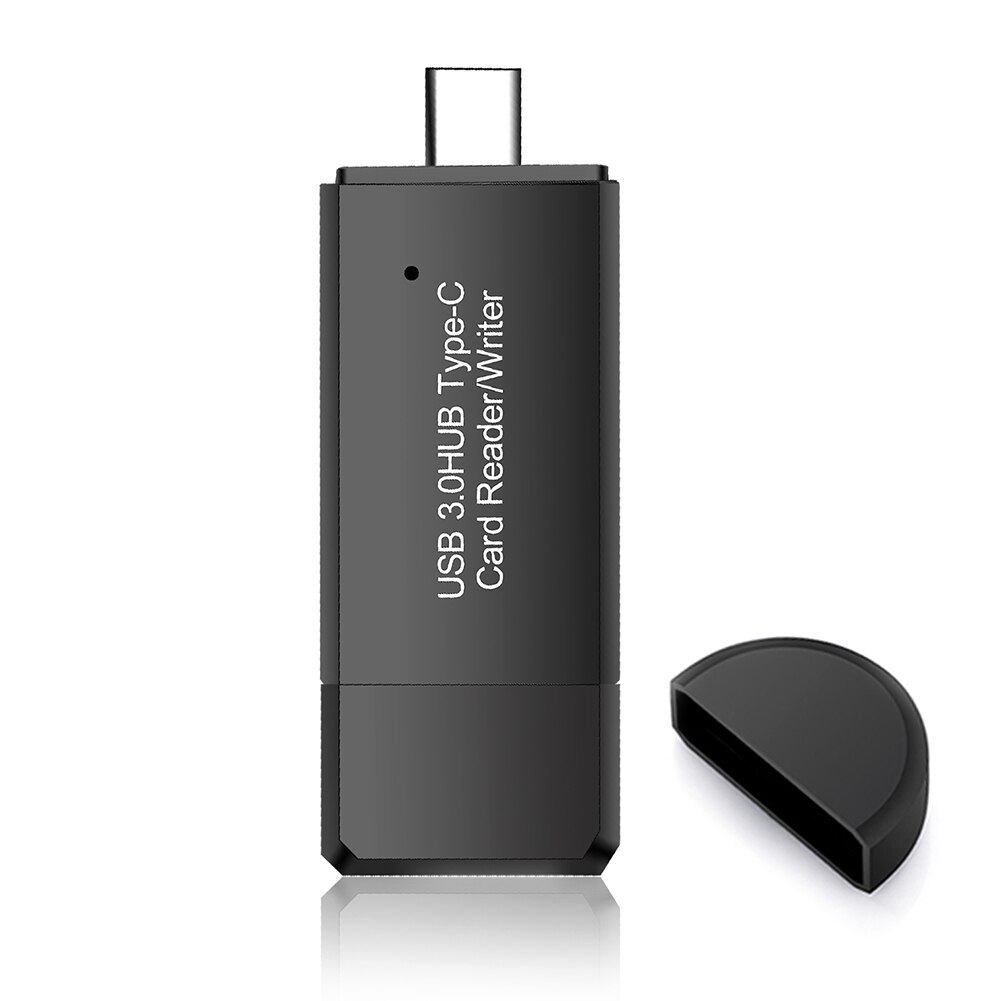 Yc -432 usb-verlängerungskabel-hub zum laden von speicherkarten und lesen von usb-karten, usb typ-c auf usb 3.0 otg-adapter für laptop und smartphone