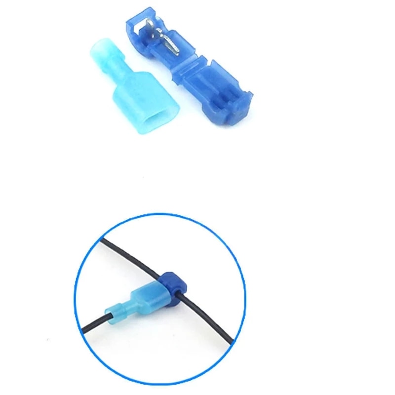 40pcs Quick Lock Splice Wire Connector Terminal Crimp Clip Car Wiring Cable Kit