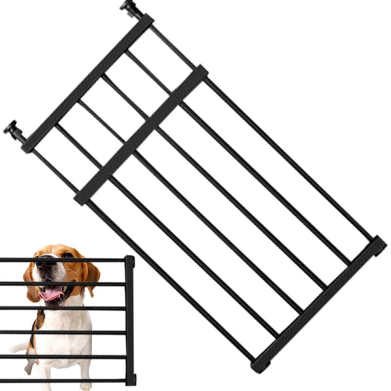 Porte intérieure pour chien, clôture autoportante rétractable, sans clous, porte réutilisable pour petits et moyens chiens, clôture pour chiots, fournitures pour animaux de compagnie