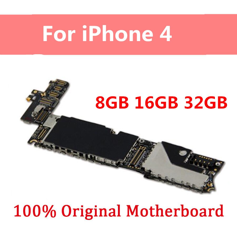 Free iCloud For iphone 4 4s 5 5c 5s 5se Motherboard ,100% Original Unlocked logic board IOS System With Full Chips Full Tested