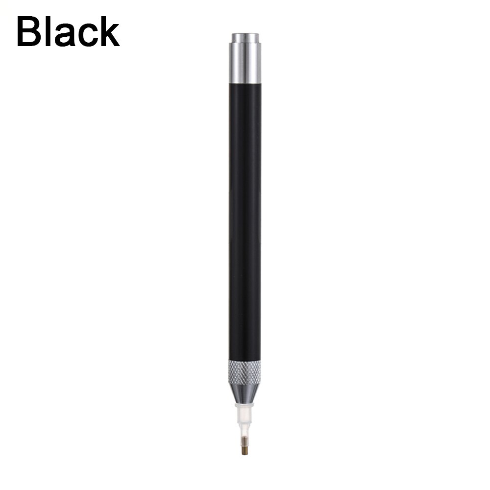 Pluma perforadora de punto para decoración de uñas, pluma de pintura de diamante, bricolaje, punto de cruz, bordado, costura de diamantes, herramienta de cuadro decorativo: black