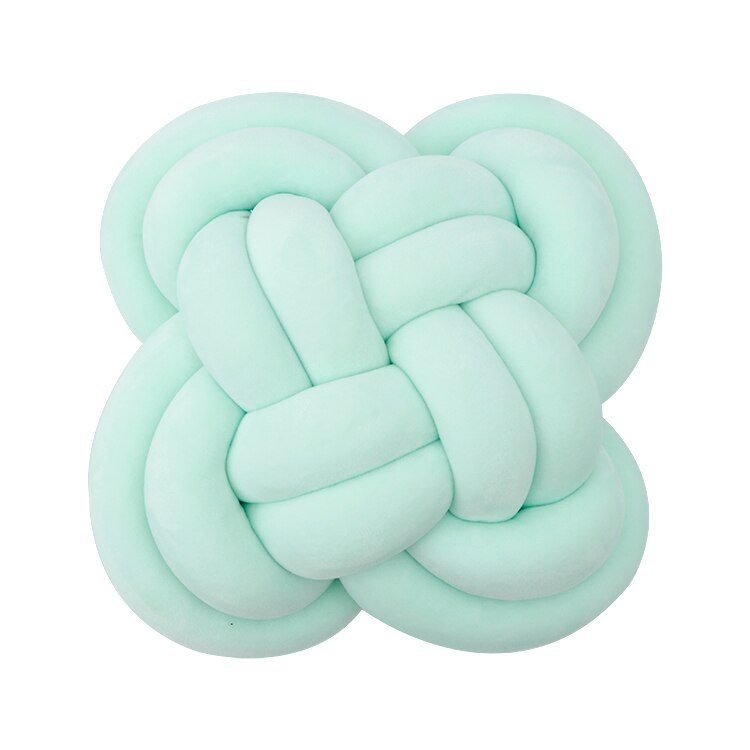 Bumpers Kussen Knoop Kussens Baby Knuffel Kussen Wieg Bumper Weven Bescherming Kussen Pad Accessoires YYJ006: YYJ006L