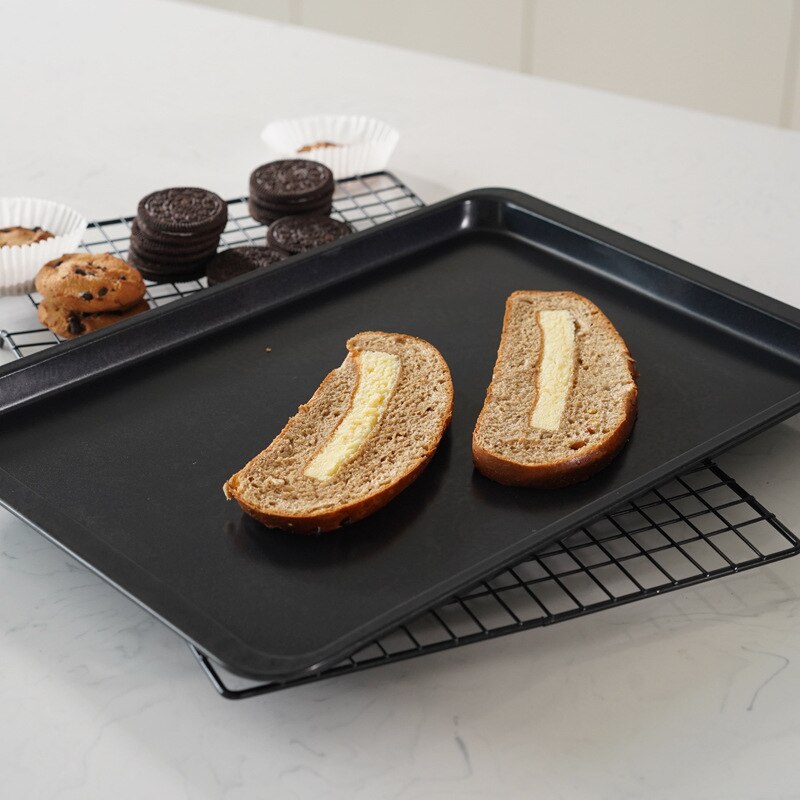 14.5 Inch Super Large Rectangular Baking Pan, Baking Oven Base Plate, Cookie Sheet Pan, Non-stick Brownie Pan