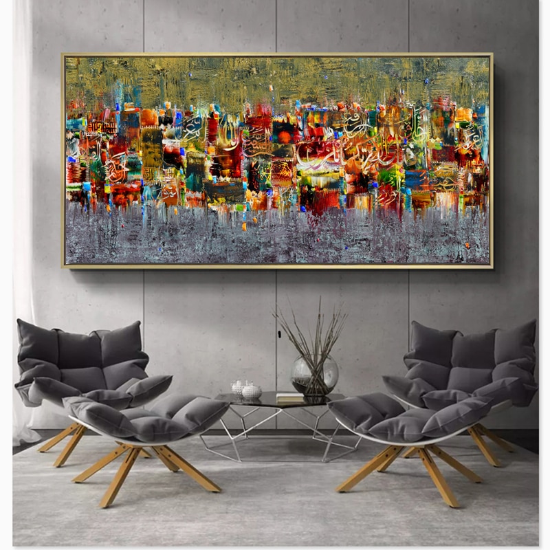 SELFLESSLY Abstracte Kunst Canvas Poster en Print Landschap Schilderij Op De Muur Moderne Foto 'S Voor Woonkamer Art Print