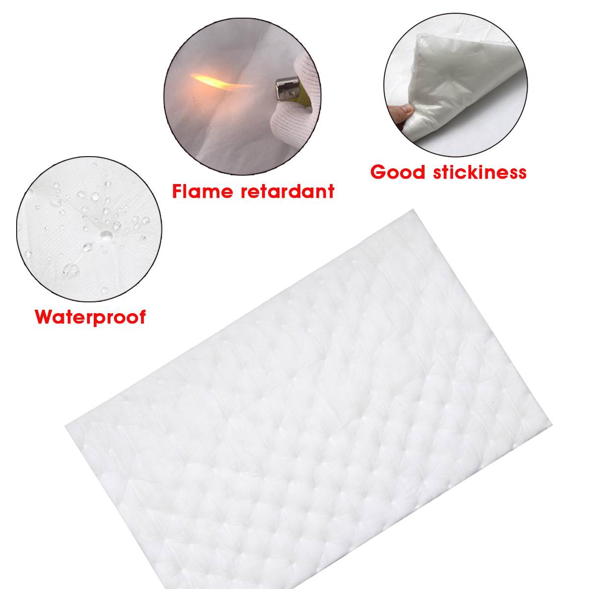 50*80 Cm Auto Deadener Mat Noise Motorkap Isolatie Deadening Hood Motor Firewall Warmte Aluminium Schuim Sticker Waterdicht