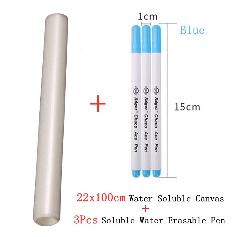 22x100CM Water Soluble Canvas Magic Cloth 14CT Cross Stitch Fabric Disappear In Water DIY Handmade Embroidery Sewing: Burgundy