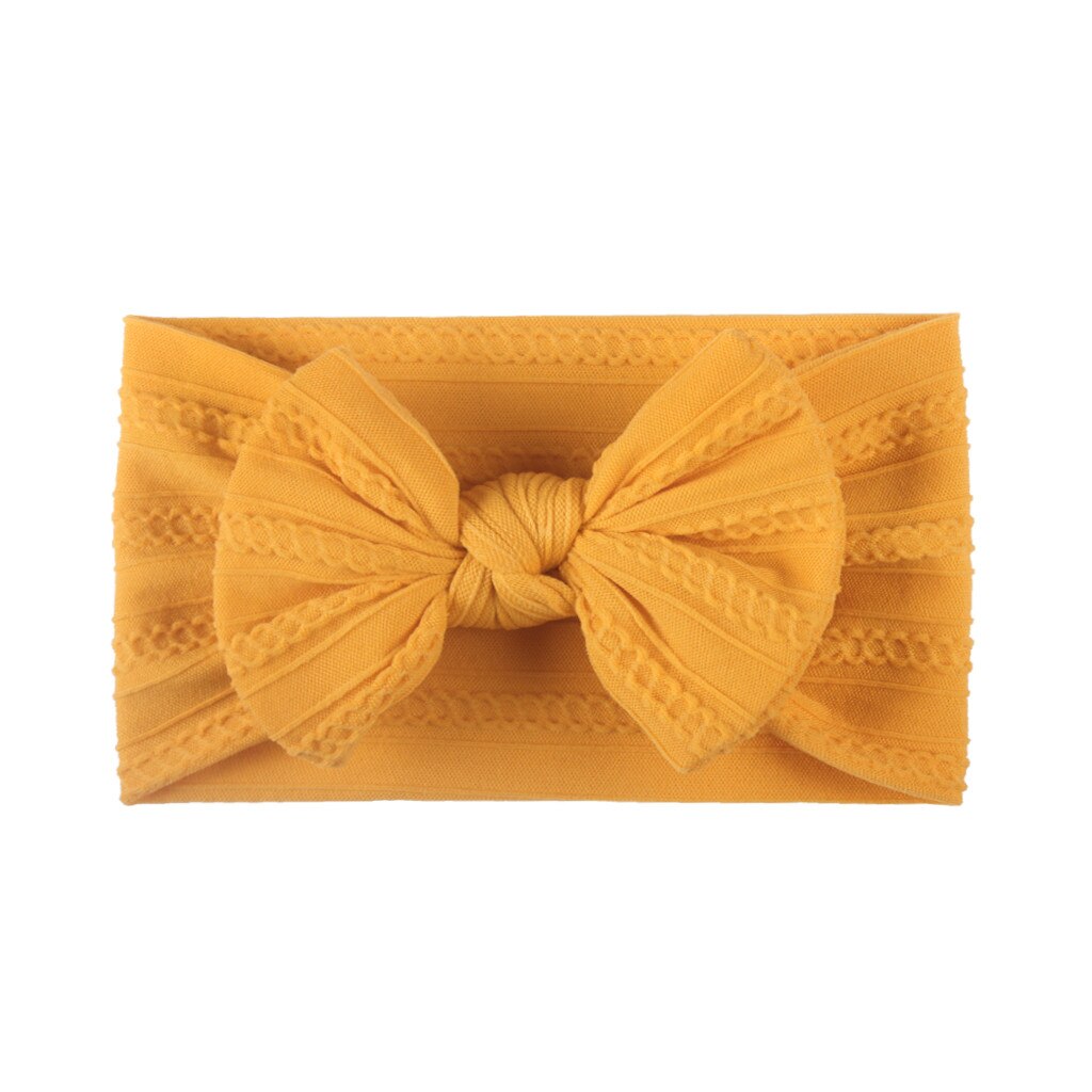 Newborn Baby Coronet Girl Headdress Hair Accessories Solid Headbands For Children Hair Bands Bow Headwears Headband On The Head: G
