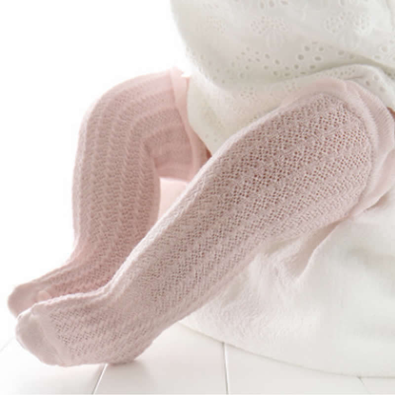 Zomer Dunne Baby Kind Losse Beenwarmers Mosquito Katoenen Baby Mesh Baby Knie Hoge Been Warm Meisjes Jongens Kousen