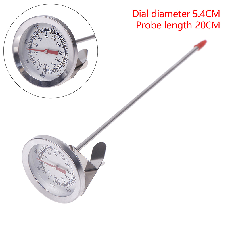 1pc Küchengeräte Sonde Thermometer Milch Kaffee Lebensmittel Fleisch Messgerät Edelstahl Kochte mperatur messer: Grün