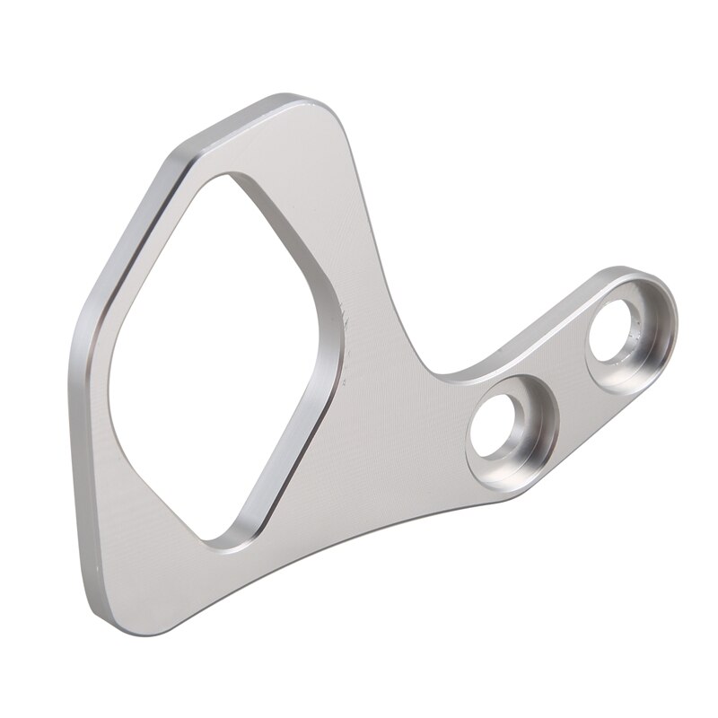 TopLeft Ignition Key Relocation Bracket for Triumph Bonneville T100/SE Scrambler Thruxton 2001 (Silver)