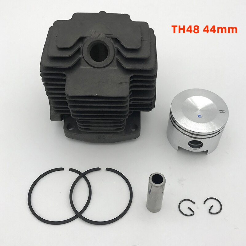 Piezas de motor de desbrozadora de jardín, Kit de pistón de cilindro para Kawasaki Kbl48 KBH48 TH430 KBH43A KAAZ, 41,5mm, 44MM, TH48 TH43: TH48 44mm