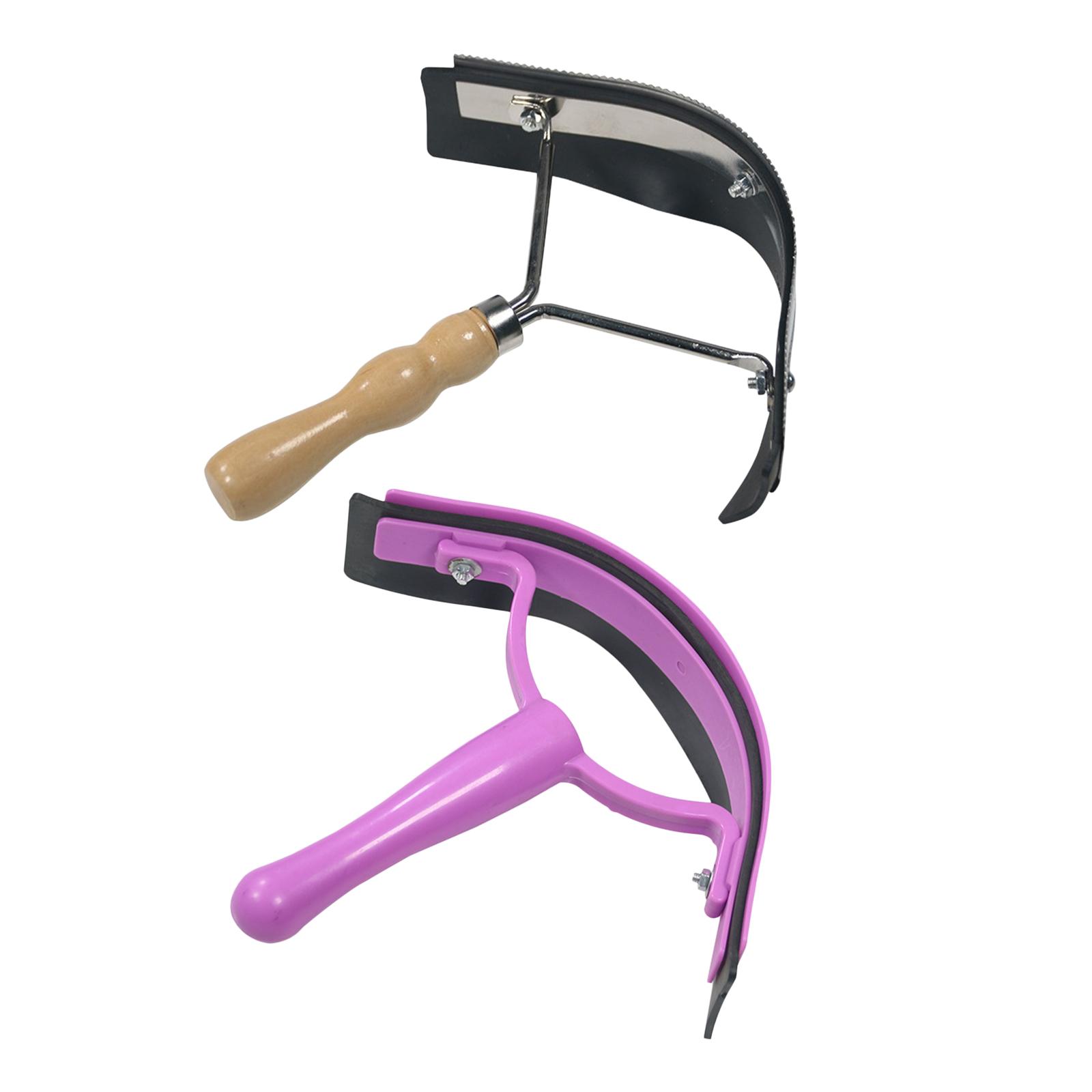 Racloir à sueur en caoutchouc, toilettage cheval, raclette en caoutchouc, nettoyage des cheveux
