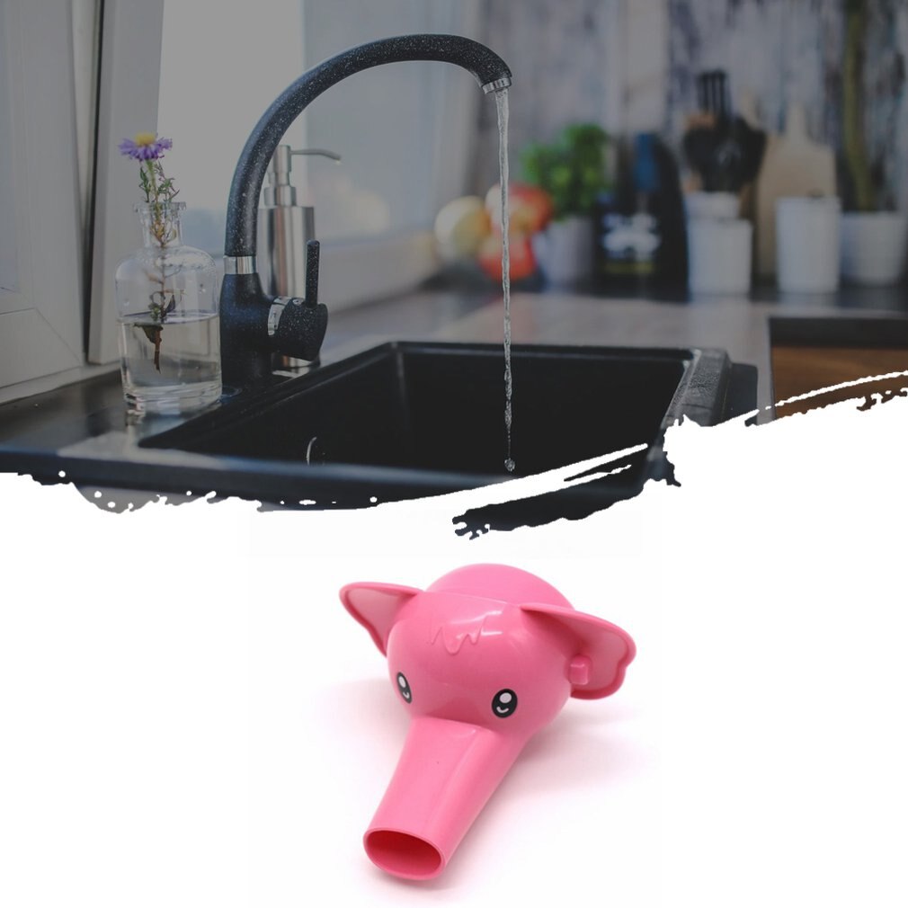 Cartoon Crane Extender Water Faucet Extender For Boy Kids Neutral Plastic Boy Hand Wash Bathroom Restroom Accessories 1 pcs