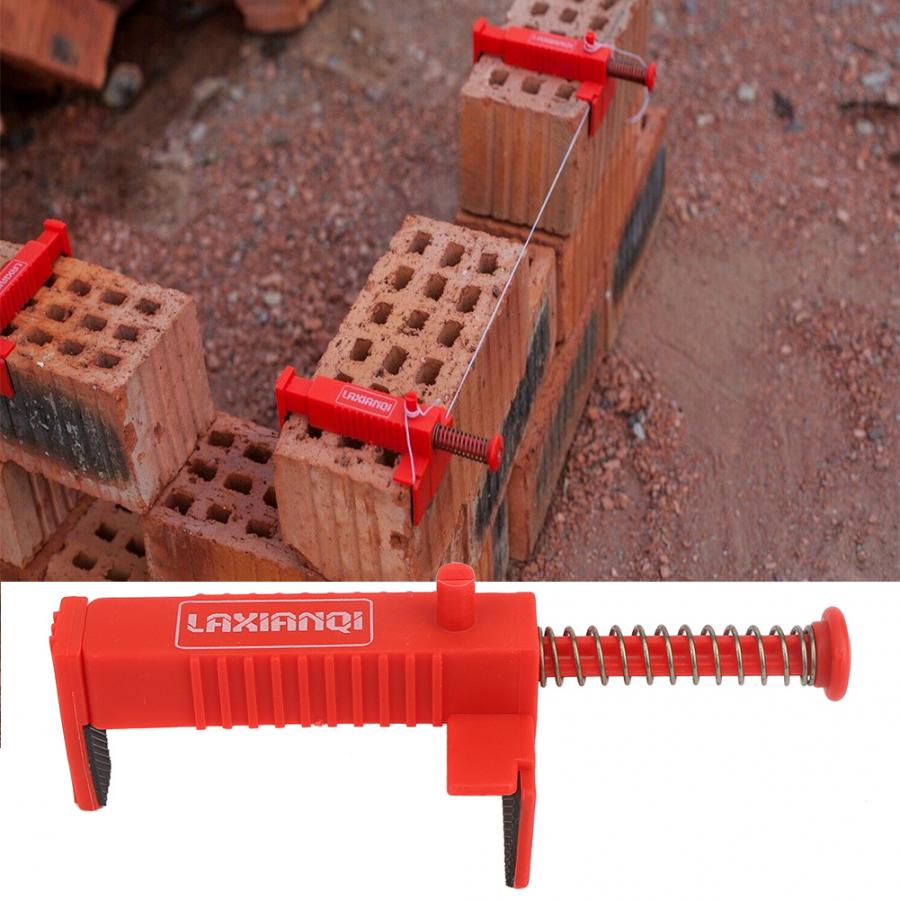 2pcs Brick Liner Wall builder building wire frame brick Liner Runner Wire Drawer Bricklaying Tool Fixer Building Construction