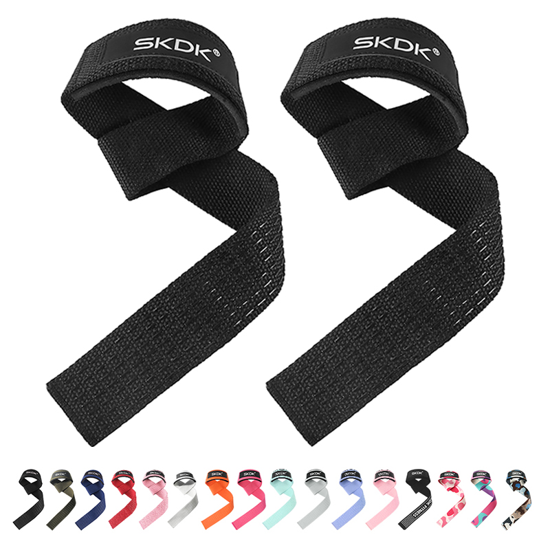 Sangles d'haltérophilie antidérapantes en Silicone, 2 pièces/4 pièces/3 paires, sangles de poignet de musculation, Deadlifts Crossfit, poignées de poignet