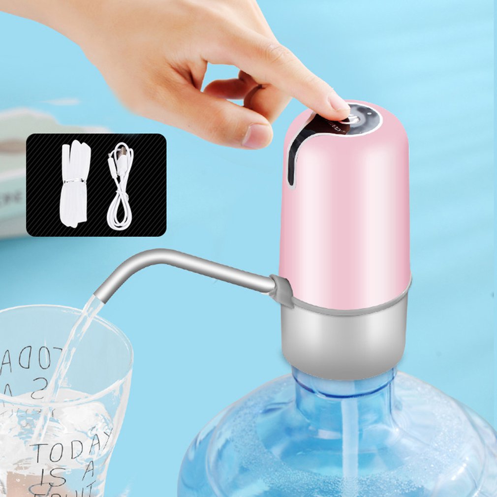 Drinking Bucket Pure Water Pump Household Water Dispenser Manual Pressure USB-charge Automatic Water Dispenser Electric Portable