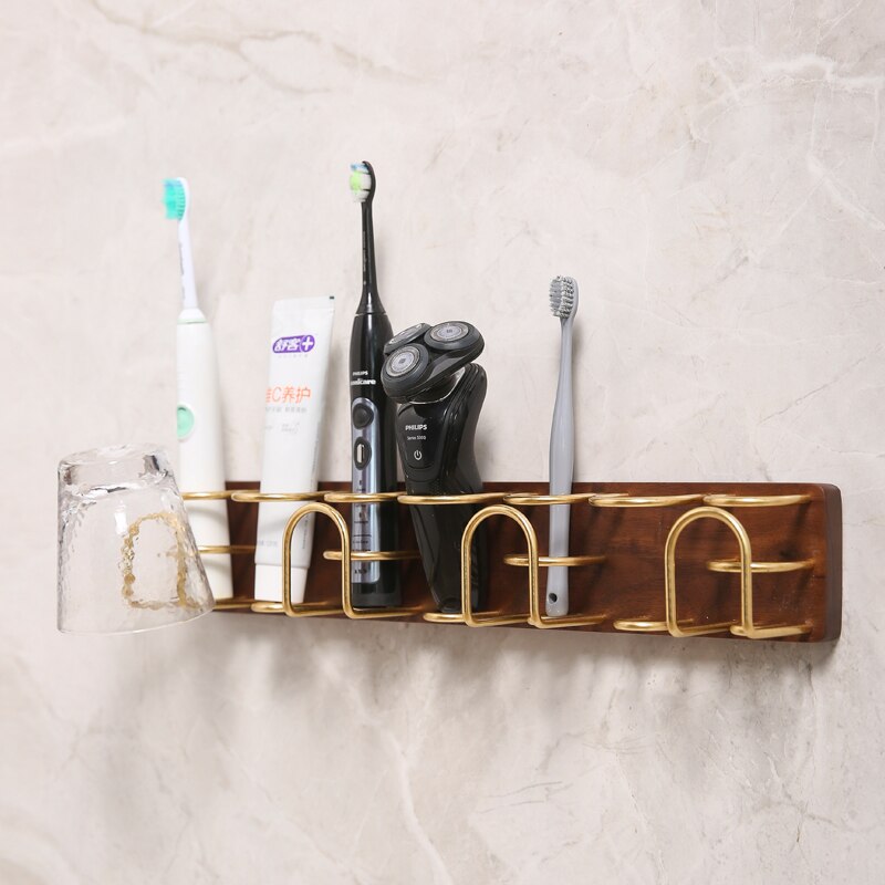 Multifunctionele tandenborstel bekerhouder wandhanger tandenbekerhouder mondbekerrek gratis perforatie
