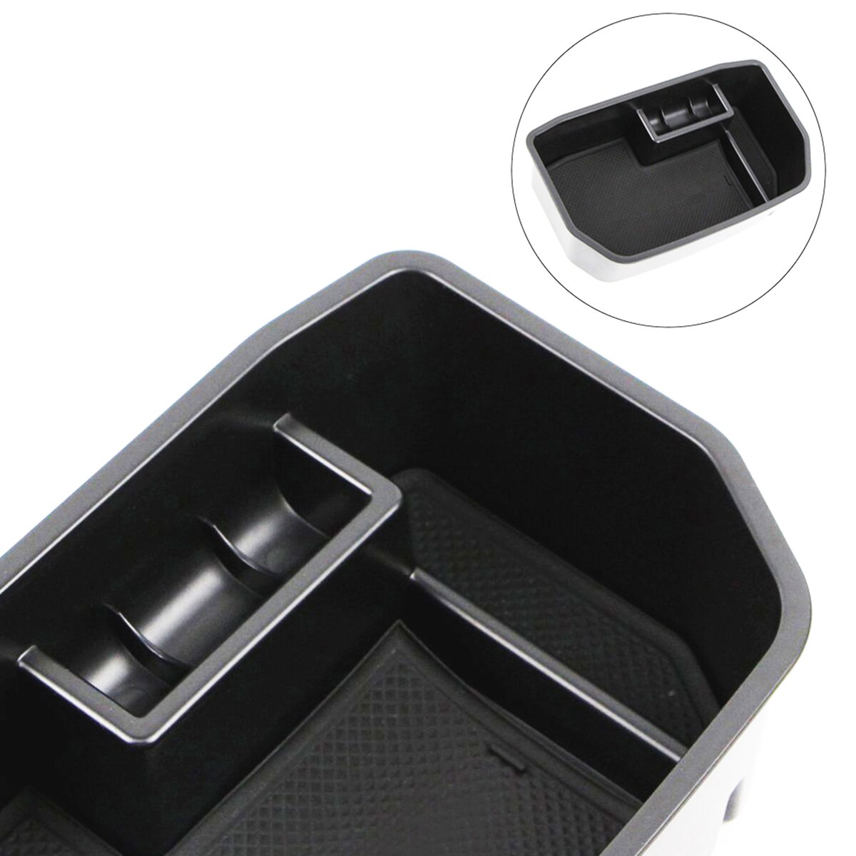 For Toyota Land Cruiser FJ200 LC200 J200 Center Console Organizer Tray Armrest Storage Box Car Accessories