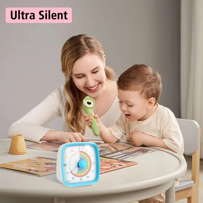 Kinder-Timer, Selbstdisziplin-Gerät, visuelles Zeitmanagement, Grundschüler, Studium, Hausaufgaben, Fokus, Werkzeug, Lernhilfe, Uhr