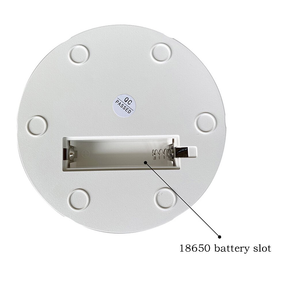 3 Speeds 20cm Intelligent Electric Rotating Display Stand Mirror Turntable Jewelry Holder Battery/USB Power