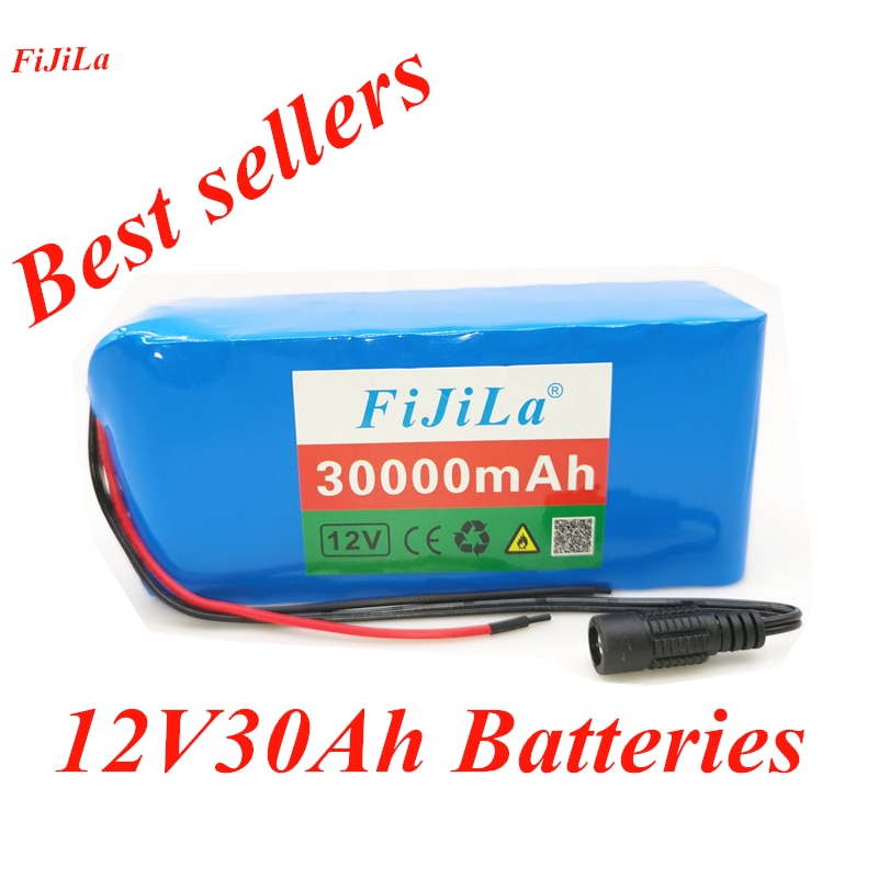 original 18650 Battery pack Large capacity 12v 30ah 18650 lithium battery protection board 12v 30000mAh for inverter miner light