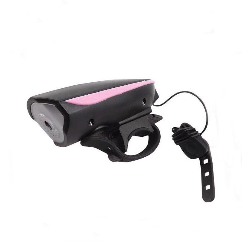 Vélo USB charge lampe de poche vélo klaxon lumière phare trois Flash modèles 1200 MAh vélo corne IP44 lumière LED waterproof: 2