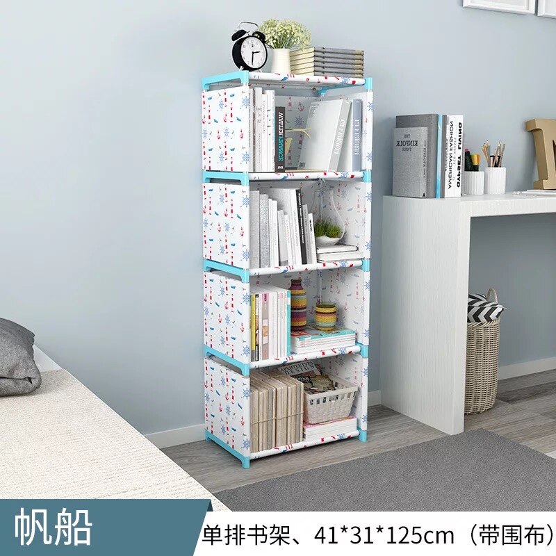 2/3/4 schicht Montiert Bücherregal Ecke Schrank Kleinigkeiten Buch Lagerung Organizer Einfach ziehen um Regal Bücherregal freundlicher Wohnkultur: 19