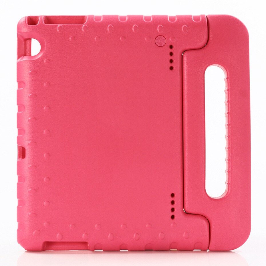 Funda para niños para Huawei Mediapad T5 10 10,1 pulgadas Tablet de mano EVA a prueba de golpes cubierta de cuerpo completo para Huawei Honor Tablet 5 funda: Rojo rosado