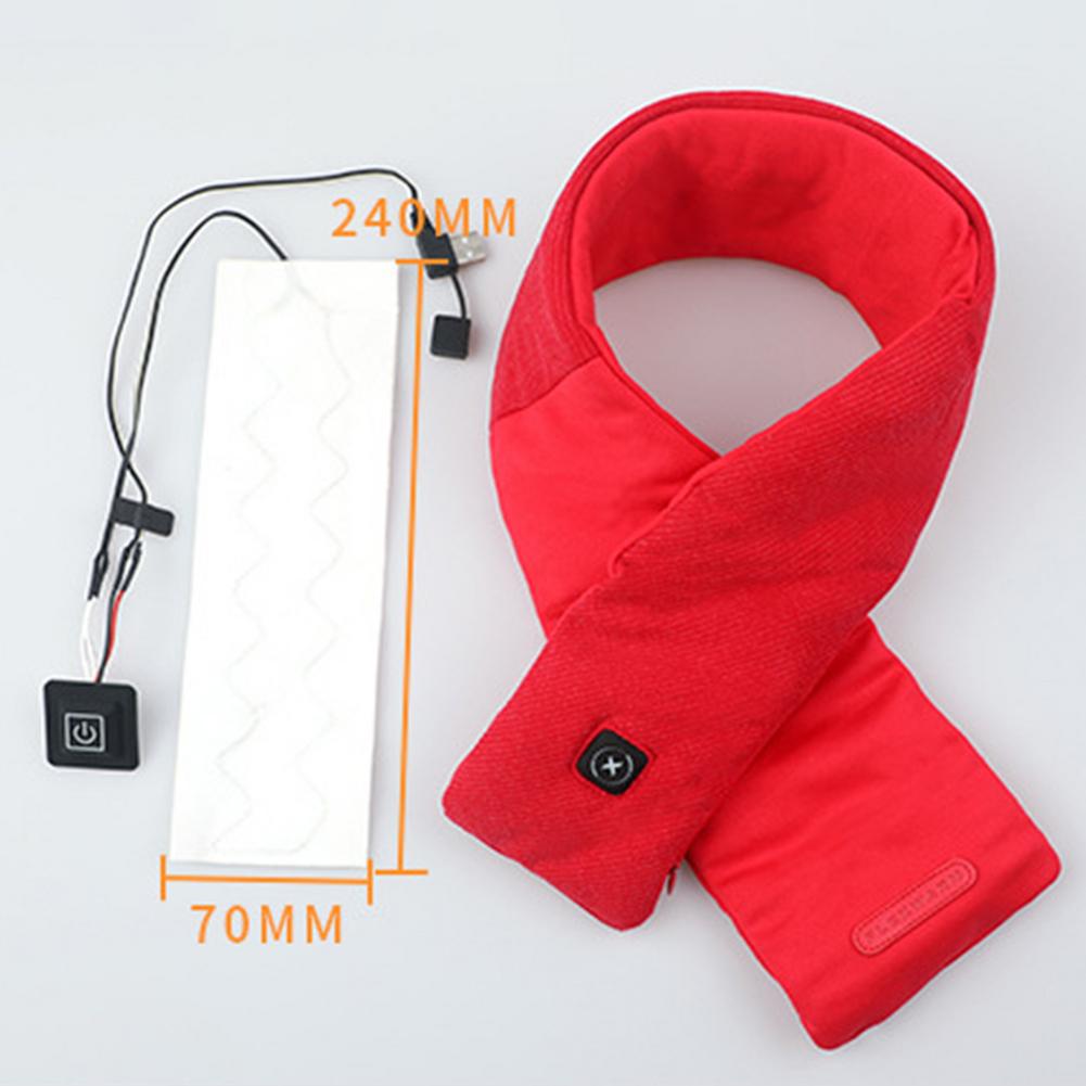 Winter Electric Heating Pad USB charging Heated Neck Wrap Waist Abdomen Cushion Warmer Heater with 3 Temperature Settings