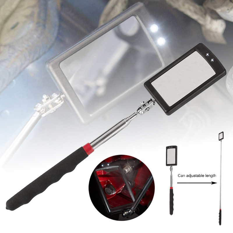 Auto Reparatie Tools Automotive Telescopische Detectie Lens Inspectie Reparatie Telescopische Inspectie Spiegel Verstelbare Met Led Licht