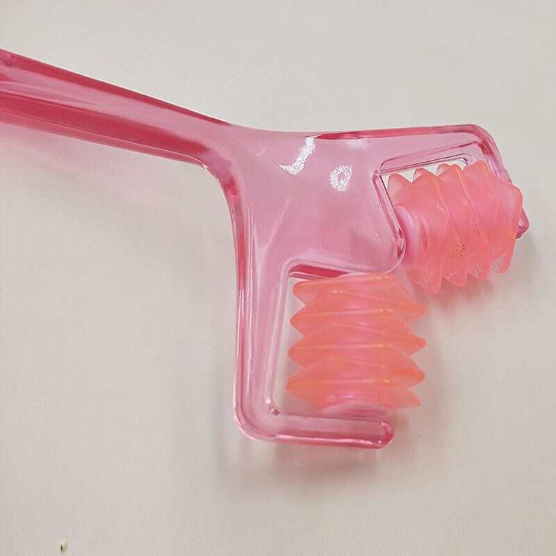 Slimming Chin Massage/Irregular feather wheel chin massage wheel/ Face Vibration Facial Beauty Roller /Massager Stick