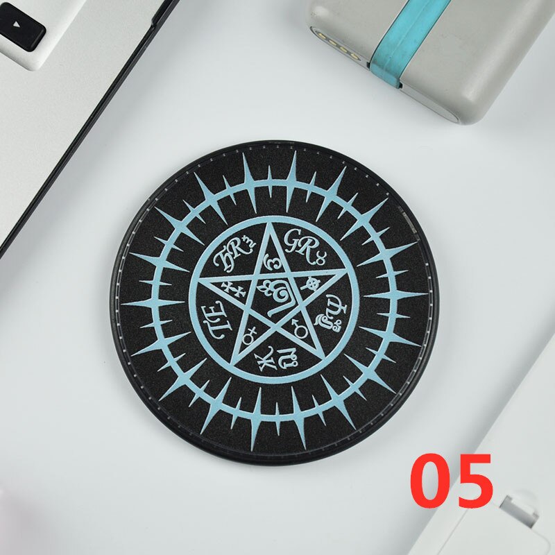 10W Magic Array Wireless Charger Fast Charging DesKtop Pad with LED Light for Samsung Galaxy S7 S6 S8 S9 S10 Plus for iPhone: 05