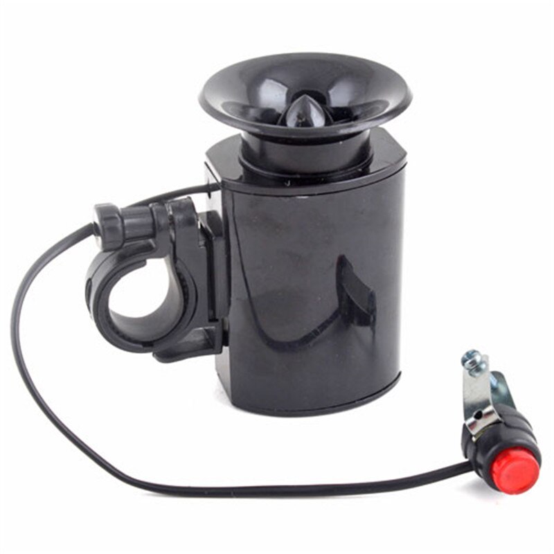6 Klinkt Ultra-Luid Fiets Elektronische Bel Hoorn Waterdichte Zwarte Fiets Waarschuwing Bell Speaker Fiets Accessoires