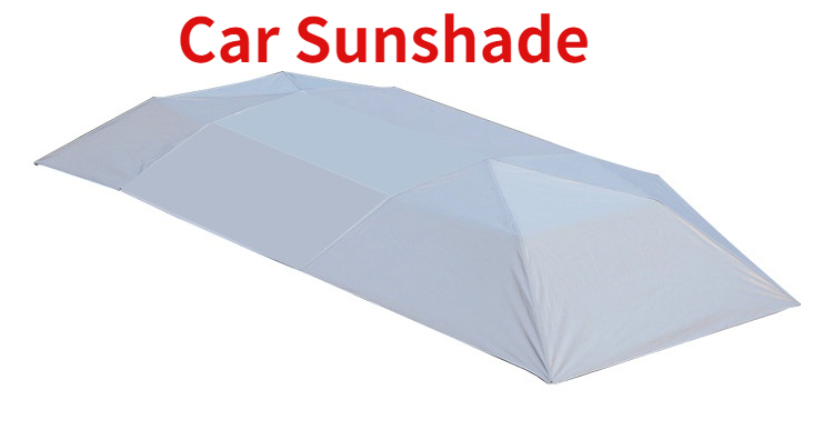 Parasol para coche, sombrilla de tela, lona de repuesto para protector solar, ropa de nieve para coche sin estante: silver / 4.6X2.3M