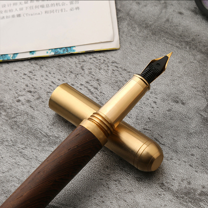 Pluma estilográfica de portátil suave para mujeres hombres estudiantes Escritura de negocios D6