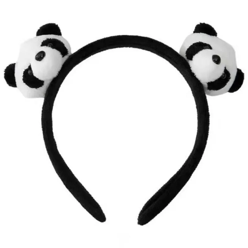 Aikuiset lapset pehmoiset pandapanta hiuslenkit rannekorut rintaneula hiusneula pojan syntymäpäiväjuhlat cosplay-asu halloween