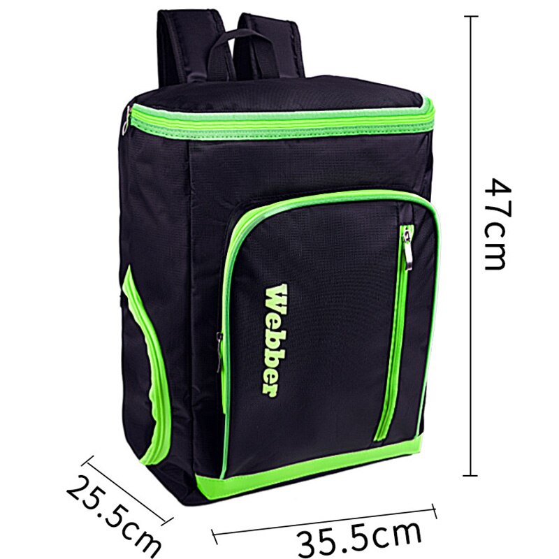 Tennis Bag Portable Polyester Fiber Shoe Storage Squash Badmintion Padel Backpack Large Capacity Two Rackets Sports Bag