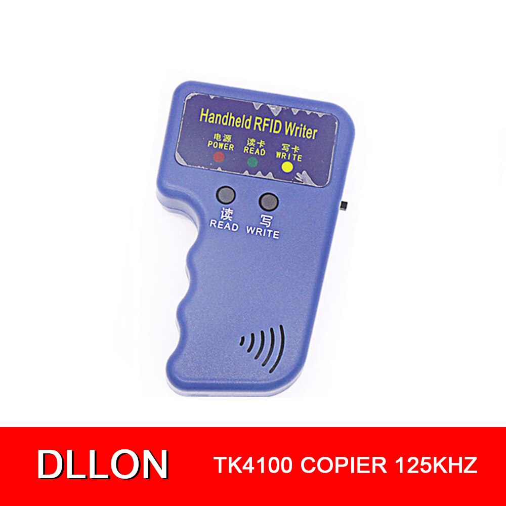 Copiadora de mano ID 125khz RFID duplicador de tarjetas de identificación inteligente utilizado para T5577 o EM4305