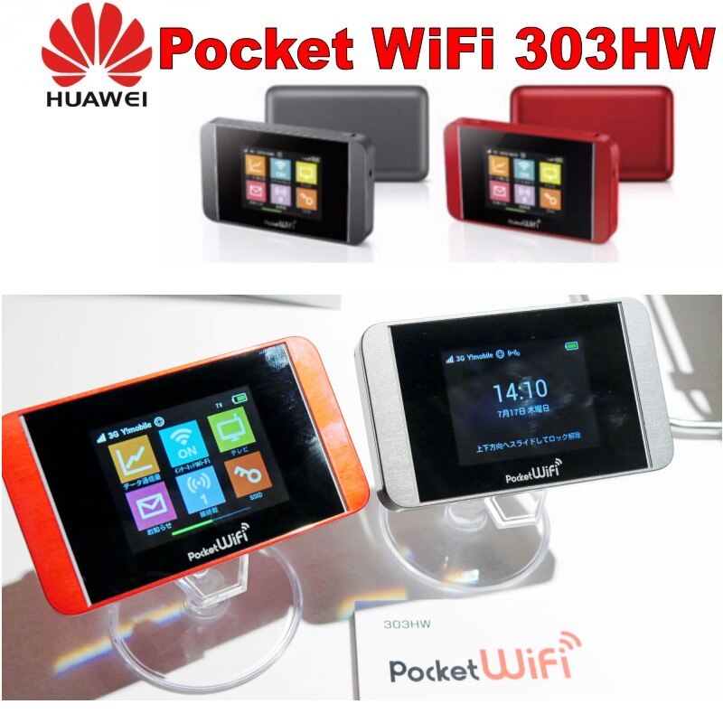 Unlocked Huawei 303HW 4g pocket wifi 4g LTE draadloze router