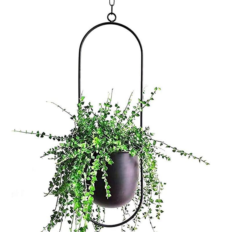 Pots de fleurs suspendus au mur et au plafond, Pots de fleurs et support pour plantes, adaptés à la décoration intérieure et extérieure du porche