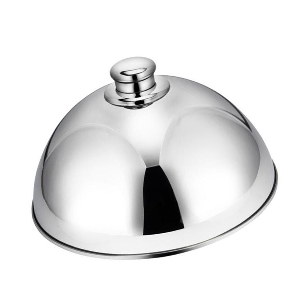 Stainless Steel Food Cover Cloche Plate Platter Domed Cover Serving Dish