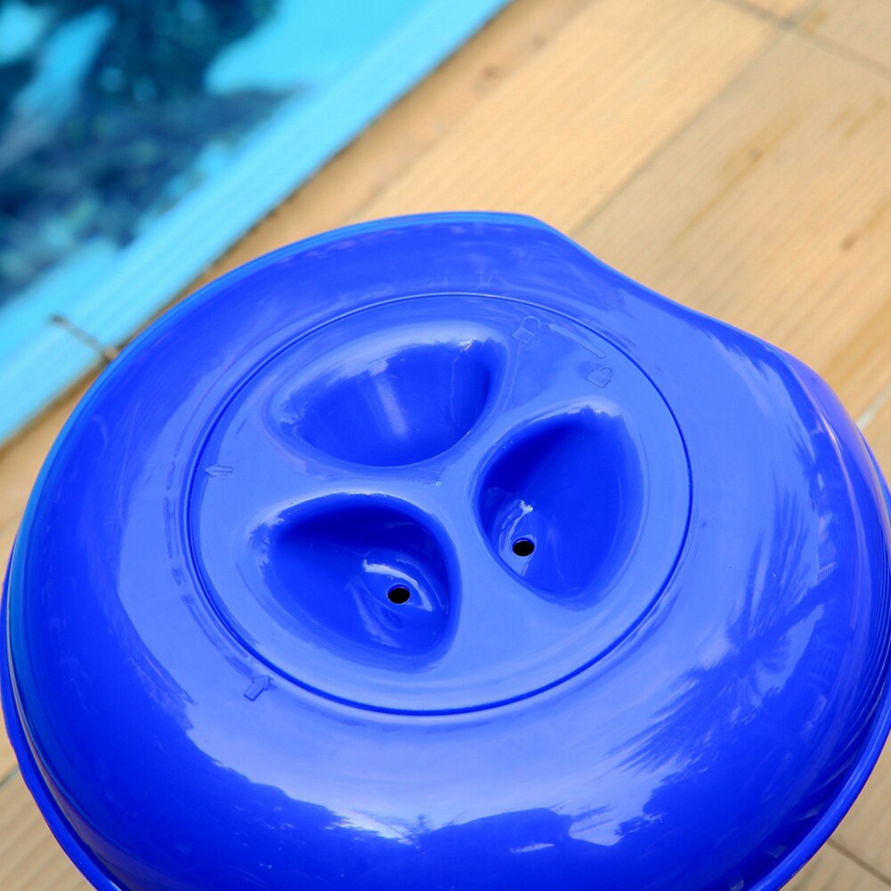 8 inch Practical Pool SPA Chemical Chlorine Dispenser Multi-functional Classic Floating Tablet Feeder w/Thermometer
