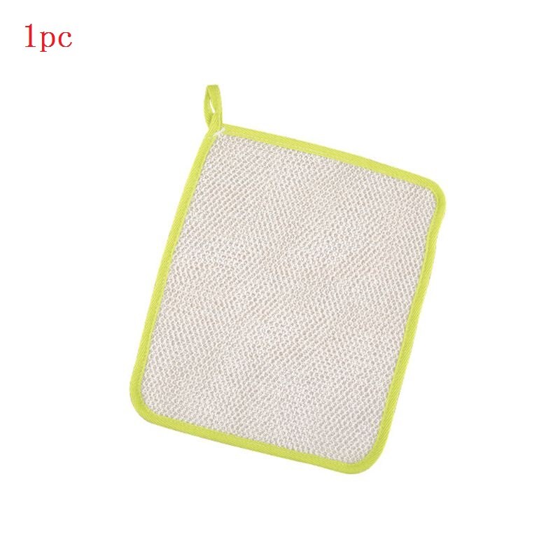 1Pc Exfoliërende Nylon Dubbele Laag Bad Doek Zeep Cleanser Schuimende Gezicht Handdoek