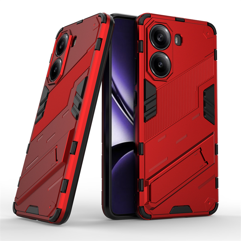 For Xiaomi Poco X7 Pro 5G Case Magnetic Armor Shockproof Phone Cases for Pocophone Pocco X7Pro X 7 Pro 5G Kickstand Back Cover: Black
