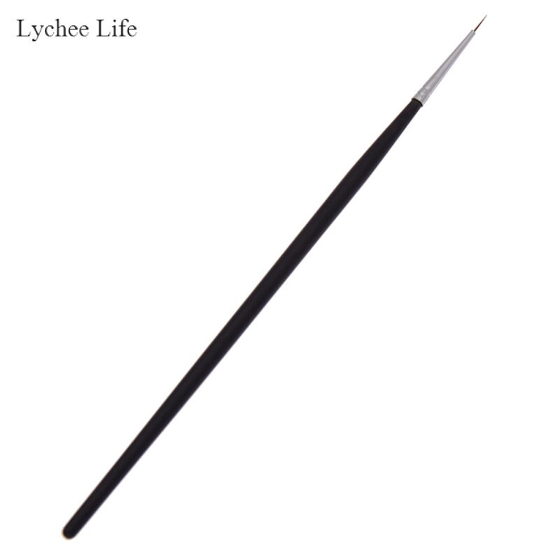 Lychee life 00000 superfin lera borste diy docka ansikte smink rita linje penna målning modellering spetsig detalj polymer lera verktyg