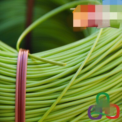 500G 70M 2.5MM diameter imitation round synthetic rattan weaving material plastic rattan for knit and repair chair basket etc: color 4