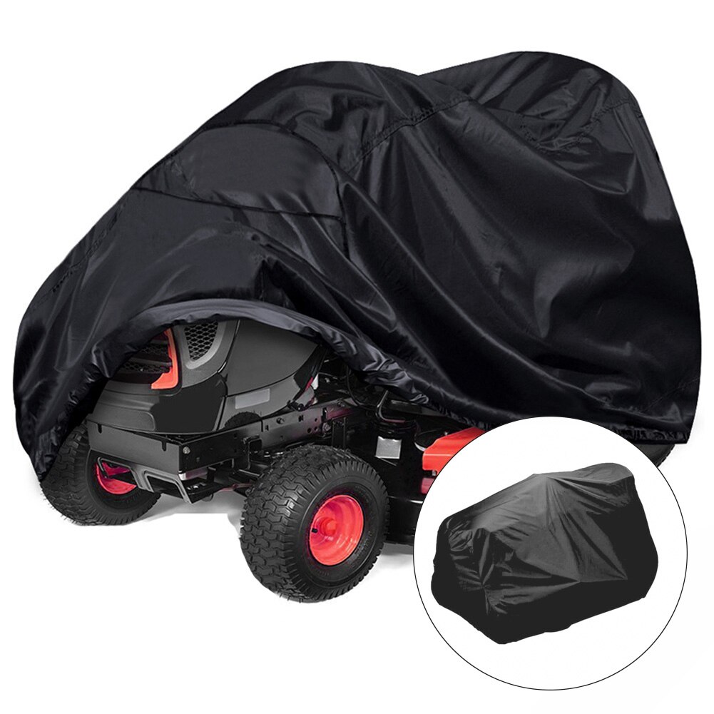 183x137x117cm Lawn Mower Cover Universal Accessories Dustproof Waterproof Outdoor Garden With Storage Bag 210D Oxford Cloth
