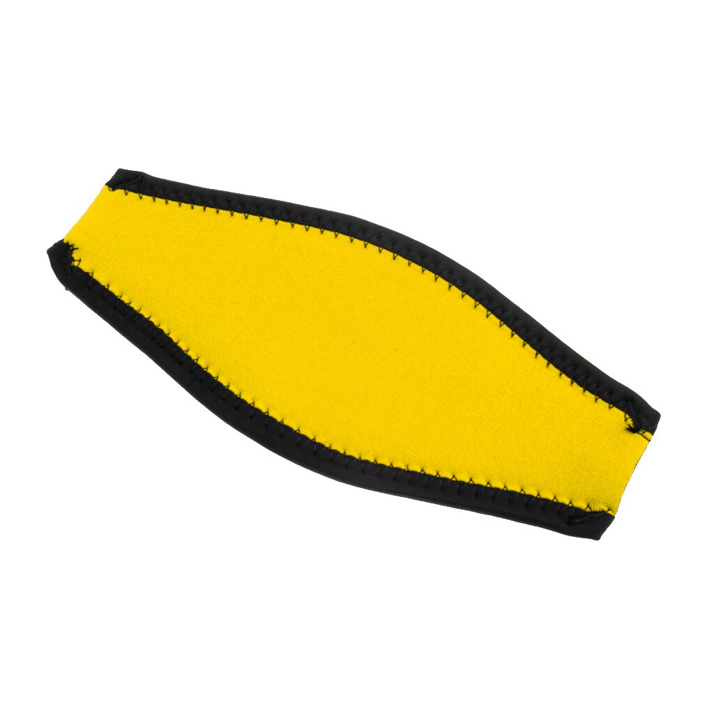 Komfort neoprenmask remskydd skydd för hår wrap för dykning snorkel simning vattensporter: Gul